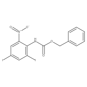 benzyl N-(2,4-diiodo-6-nitrophenyl)carbamate Structure
