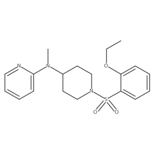 N-[1-(2-ethoxybenzenesulfonyl)piperidin-4-yl]-N-methylpyridin-2-amine Structure