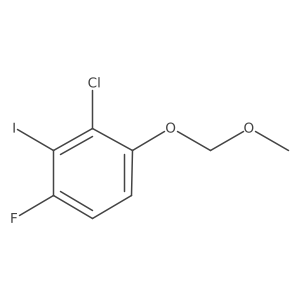 2-Chloro-4-fluoro-3-iodo-1-(methoxymethoxy)benzene Structure