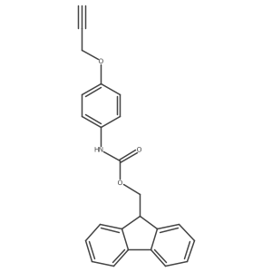 (9H-fluoren-9-yl)methyl N-[4-(prop-2-yn-1-yloxy)phenyl]carbamate结构式
