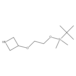 3-(2-((Tert-butyldimethylsilyl)oxy)ethoxy)azetidine Structure