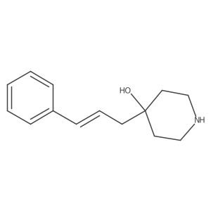 4-(3-Phenylprop-2-en-1-yl)piperidin-4-ol Structure