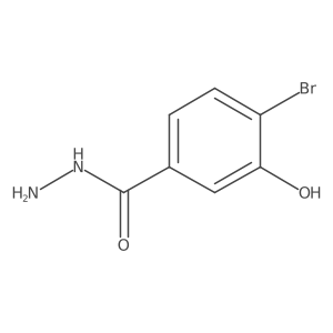 4-Bromo-3-hydroxybenzoic acid hydrazide Structure