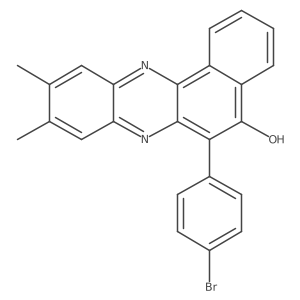6-(4-Bromophenyl)-9,10-dimethylbenzo[a]phenazin-5-ol结构式