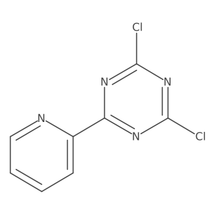 2,4-Dichloro-6-(2-pyridyl)-1,3,5-triazine结构式