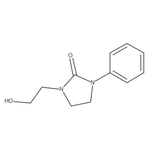 1-(2-hydroxyethyl)-3-phenyl-2-Imidazolidinone Structure