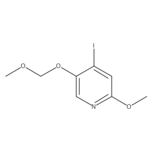 4-Iodo-2-methoxy-5-(methoxymethoxy)pyridine Structure