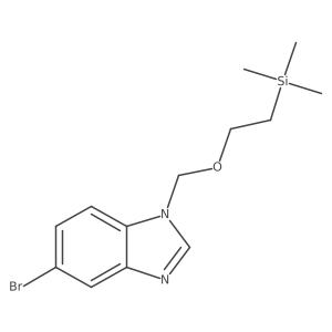 5-bromo-1-(2-trimethylsilanyl-ethoxymethyl)-1H-benzoimidazole Structure