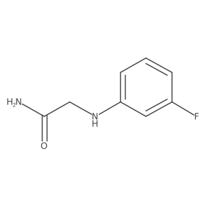 2-[(3-Fluorophenyl)amino]acetamide Structure