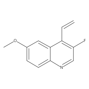 3-Fluoro-6-methoxy-4-vinylquinoline结构式