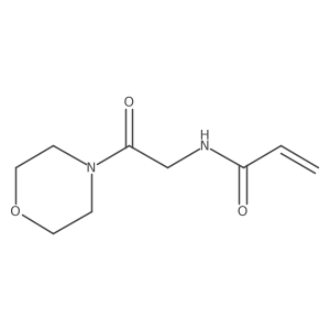 N-[2-(morpholin-4-yl)-2-oxoethyl]prop-2-enamide结构式