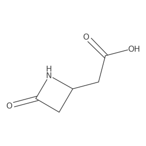 2-(4-Oxoazetidin-2-yl)acetic acid Structure