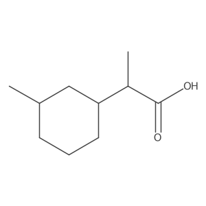 2-(3-Methylcyclohexyl)propanoic acid结构式