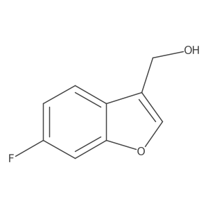 (6-Fluoro-benzofuran-3-yl)-methanol结构式