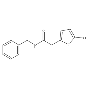 N-benzyl-2-(5-chlorothiophen-2-yl)acetamide Structure
