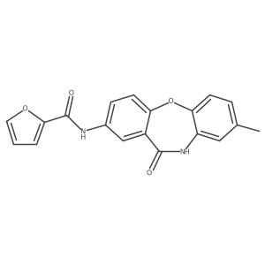 N-(8-methyl-11-oxo-10,11-dihydrodibenzo[b,f][1,4]oxazepin-2-yl)furan-2-carboxamide Structure