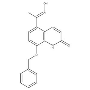 5-[1-(Hydroxyimino)ethyl]-8-(phenylmethoxy)-2(1H)-quinolinone结构式
