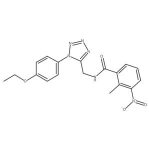 N-((1-(4-ethoxyphenyl)-1H-tetrazol-5-yl)methyl)-2-methyl-3-nitrobenzamide Structure
