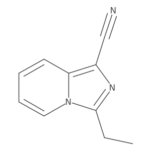 3-Ethylimidazo[1,5-a]pyridine-1-carbonitrile Structure