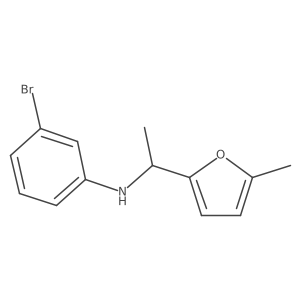 N-(3-Bromophenyl)-I+/-,5-dimethyl-2-furanmethanamine结构式