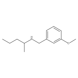 [(3-Methoxyphenyl)methyl](pentan-2-yl)amine Structure