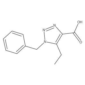 1-benzyl-5-ethyl-1H-1,2,3-triazole-4-carboxylic acid Structure