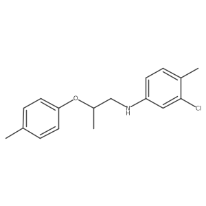 N-(3-Chloro-4-methylphenyl)-N-[2-(4-methylphenoxy)propyl]amine结构式