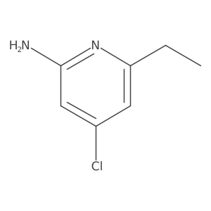 4-Chloro-6-ethylpyridin-2-amine Structure