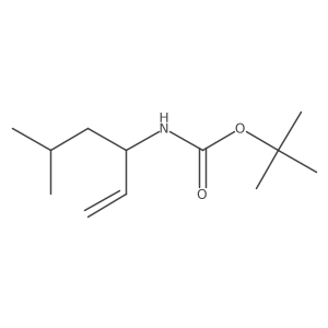 tert-Butyl (S)-(5-methylhex-1-en-3-yl)carbamate Structure