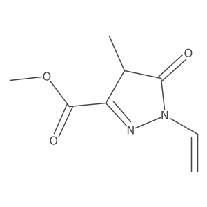 methyl 1-ethenyl-4-methyl-5-oxo-4H-pyrazole-3-carboxylate Structure