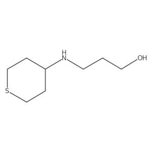 3-[(Thian-4-yl)amino]propan-1-ol Structure