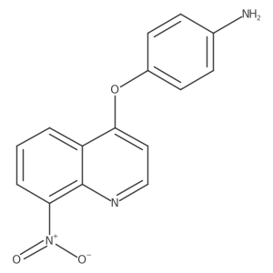 4-(8-Nitroquinolin-4-yloxy)phenylamine Structure
