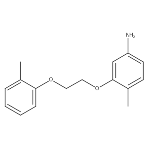 Cc1ccccc1OCCOc1cc(N)ccc1C结构式