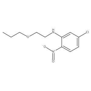 5-Chloro-2-Nitro-N-(2-propoxyethyl)benzenamine结构式