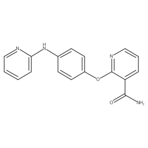 2-[4-(2-Pyridinylamino)phenoxy]-3-pyridinecarboxamide Structure