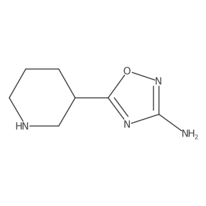 3-Amino-5-(piperidin-3-yl)-1,2,4-oxadiazole Structure
