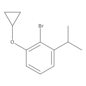 2-Bromo-1-cyclopropoxy-3-isopropylbenzene Structure