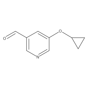 5-Cyclopropoxynicotinaldehyde Structure