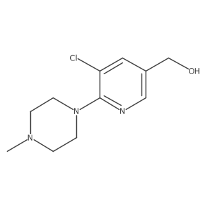 5-Chloro-6-(4-methyl-1-piperazinyl)-3-pyridinemethanol Structure