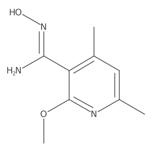 N'-hydroxy-2-methoxy-4,6-dimethylpyridine-3-carboximidamide Structure