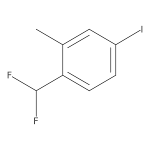 2-(Difluoromethyl)-5-iodotoluene结构式