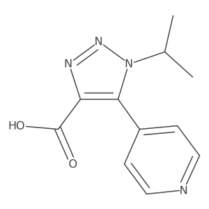 1-(propan-2-yl)-5-(pyridin-4-yl)-1H-1,2,3-triazole-4-carboxylic acid Structure
