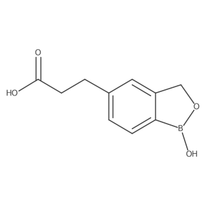 3-(1-Hydroxy-1,3-dihydrobenzo[c][1,2]oxaborol-5-yl)propanoic acid结构式
