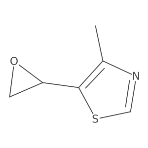 4-Methyl-5-(oxiran-2-yl)-1,3-thiazole结构式