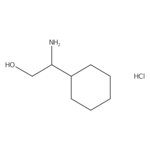 2-Amino-2-cyclohexylethan-1-ol hydrochloride Structure
