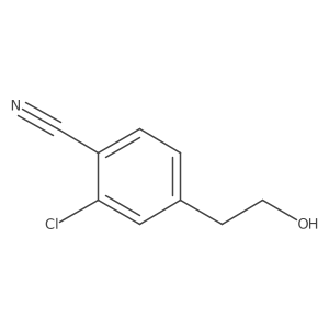 2-Chloro-4-(2-hydroxyethyl)benzonitrile Structure