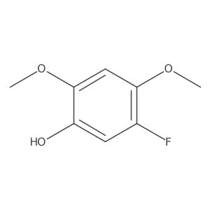 2,4-Dimethoxy-5-fluorophenol结构式