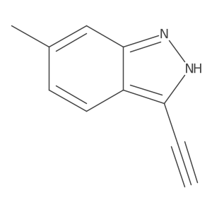 3-ethynyl-6-methyl-2H-indazole Structure