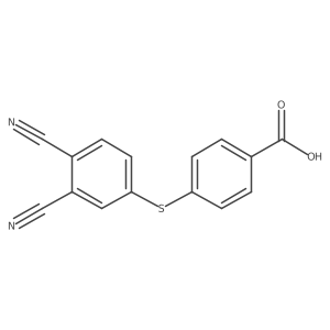 4-[(4'-Carboxy)phenylsulfanyl]phthalonitrile结构式