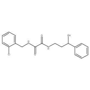 N1-(2-chlorobenzyl)-N2-(3-hydroxy-3-phenylpropyl)oxalamide Structure